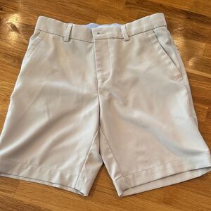 Peter Millar Kids Light Tan Flat Front Shorts
